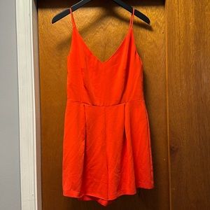 Orange Bebe romper, size 6